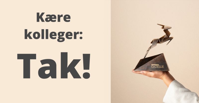 Gazellen har taget plads hos ERPgruppen